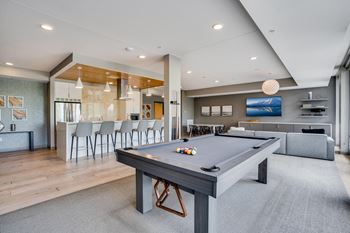 Enjoy a game of pool in our club room!